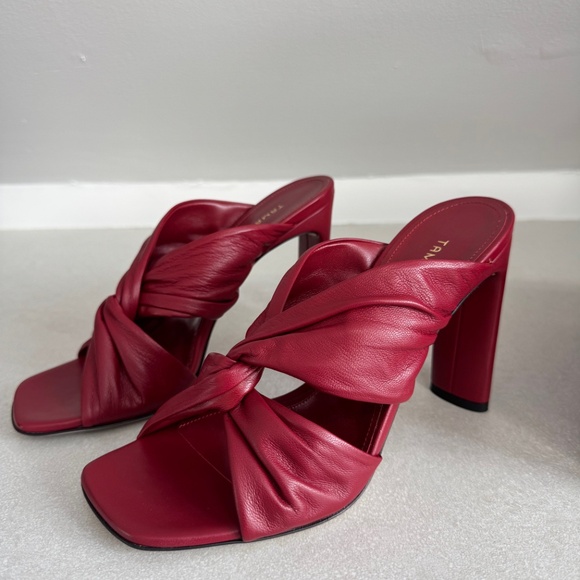 TAMARA MELLON Red Leather Women's Heels - Picture 3 of 12